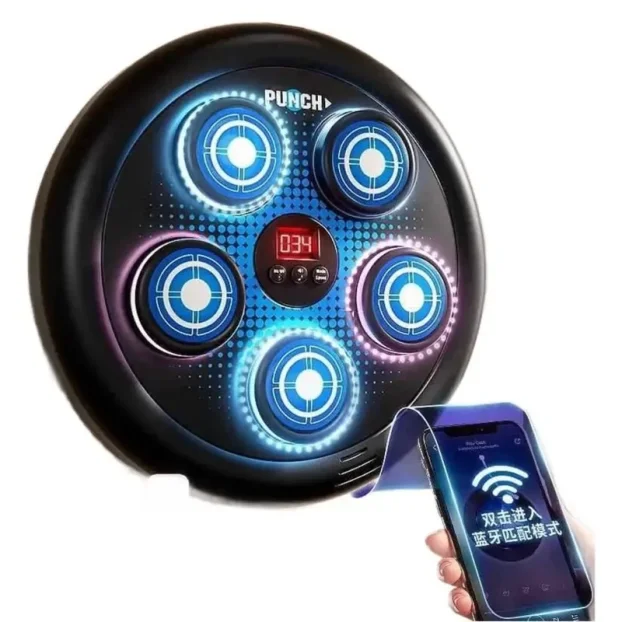 MUZIČKA LED BOKS TABLA Interaktivna mašina + rukavice