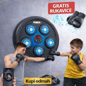 MUZIČKA LED BOKS TABLA Interaktivna mašina + rukavice