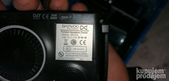 navigacija za auto daewoo dpn-4392 neispitana
