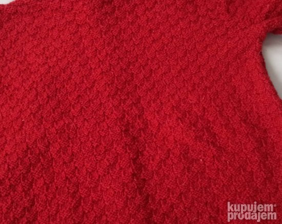 Ženski džemper 100% vuna ručni rad XL