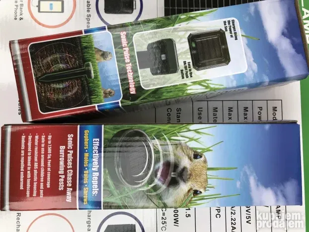 Solar rasterivac glodara, zmija, krtica