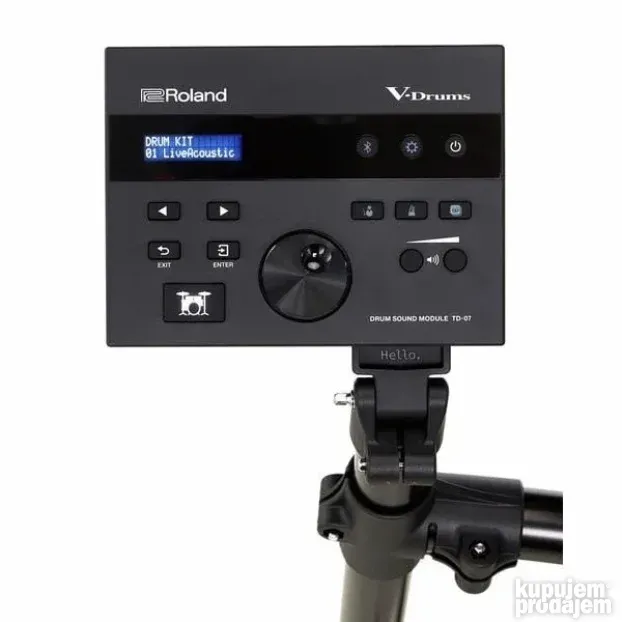 Roland TD-07KV V-Drum Set Bundle Elektronski Bubnjevi