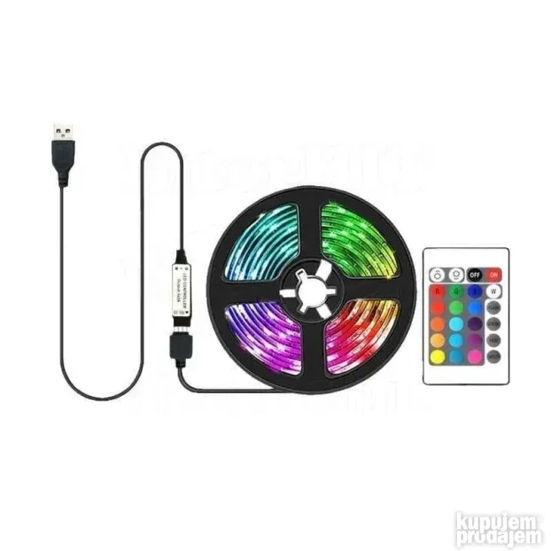 RGB LED traka u setu sa kontrolerom