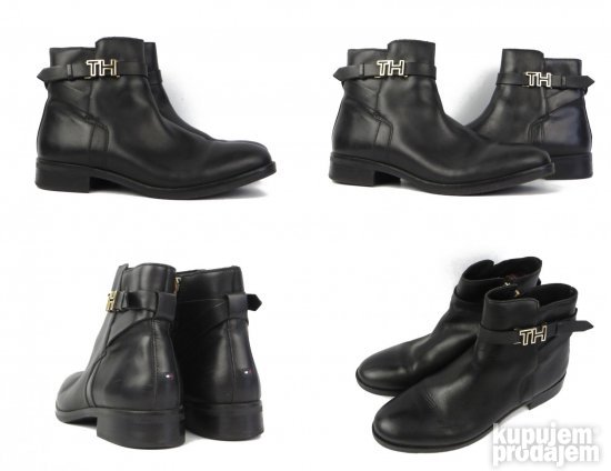 Tommy Hilfiger Kožne čizmice TOP MODEL T1747