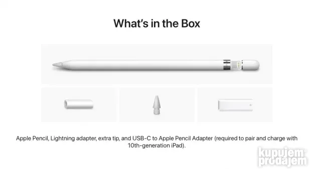 Apple Pencil 1 for iPad Apple Olovka Type C NOVO