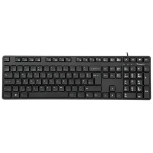 Targus full -sized USB wired antimicrobial keyboard UK Engl