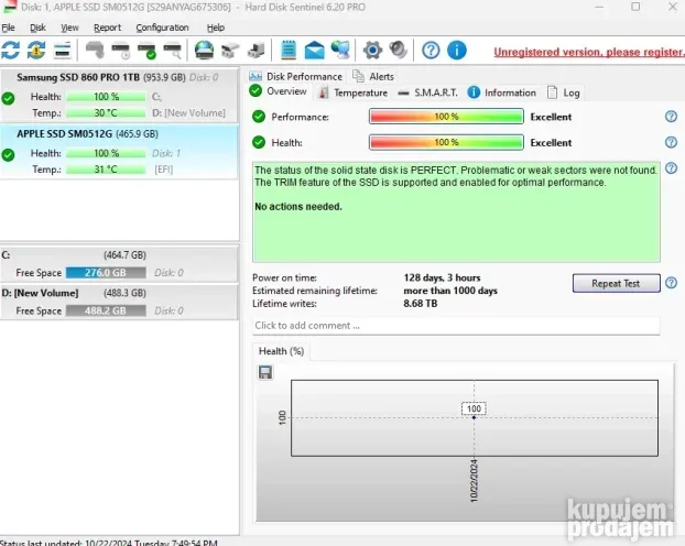 Apple Macbook Pro 512GB Ssd 655-1859F