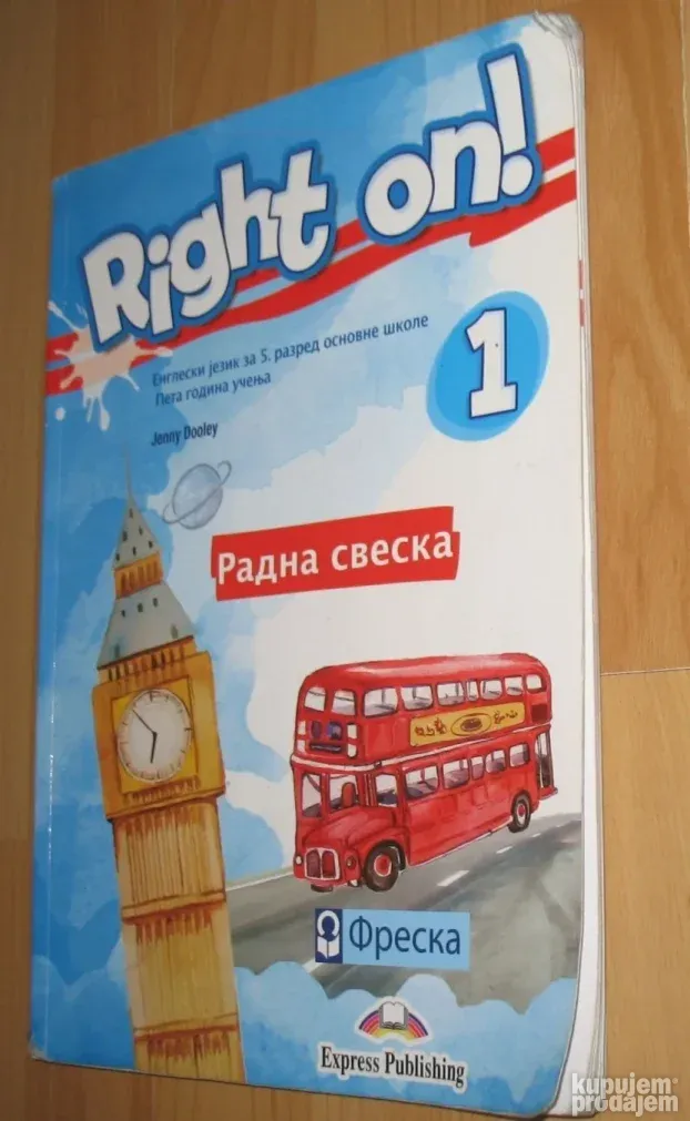 5. RIGHT ON 1 RADNA sveska 5 razred FRESKA