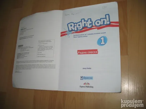 5. RIGHT ON 1 RADNA sveska 5 razred FRESKA