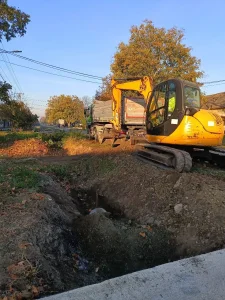 Iskop,rusenje,Bager 8t jcb 8080,Grejder nivelacija,