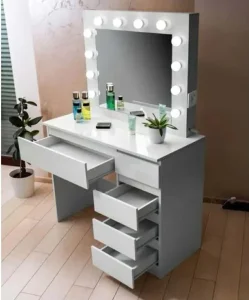 Kozmetički sto, sto za šminkanje sa led rasvetom