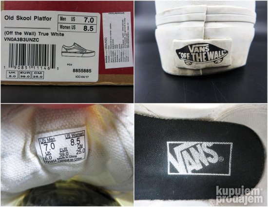 Vans Old Skool platform PLATNO L5