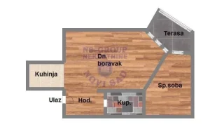 Socijalno, 2.0 dvosoban, 41 m²