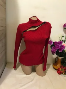 Rasfeslus pravi otvor crveni dzemper S/M