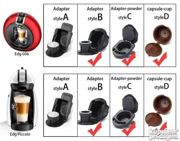 Dolce Gusto adapter za kafu u rinfuzi tip C KupujemProdajem
