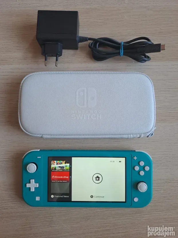 Nintendo Switch Lite Tirkizni + Futrola