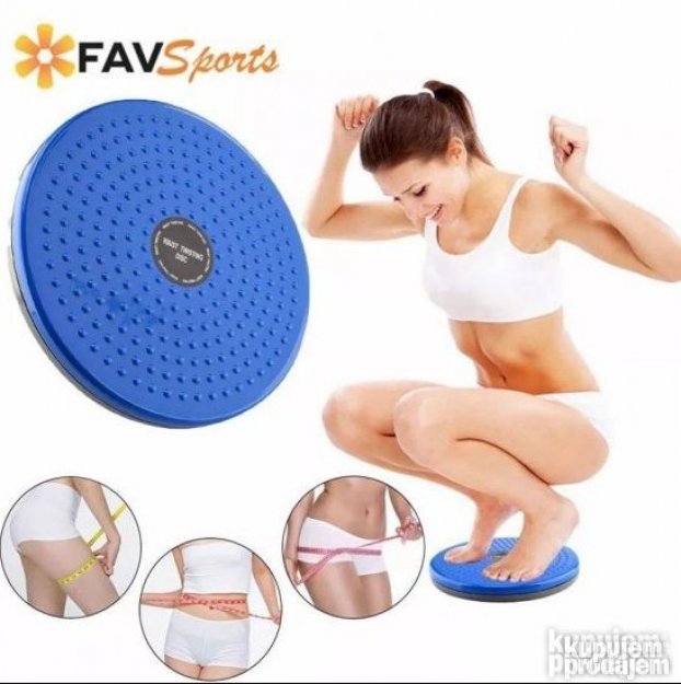 Rotirajući disk za vežbanje - trening - mrsavljenje