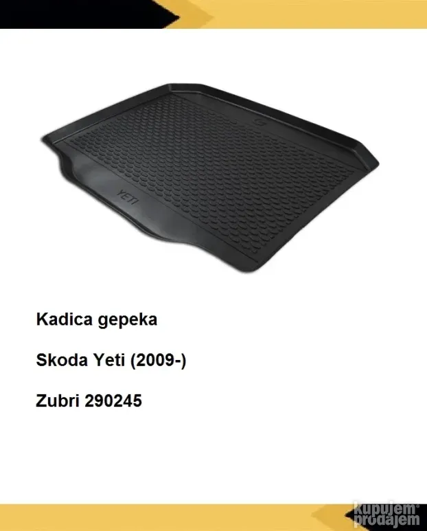 Kadica gepeka Skoda Yeti (2009-) 290245