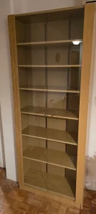 Dvokrilni ormar vitrina (V 219.5cm, Š 87.5cm, D 32.5cm)