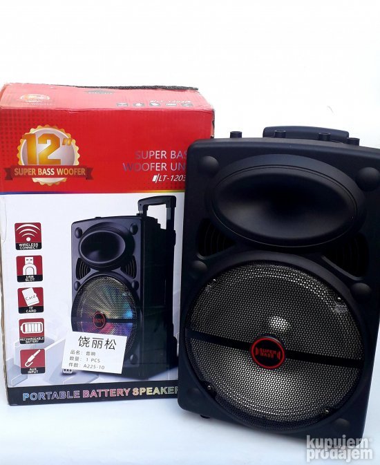 Zvučnik Super Bass Woofer LT-1203 - NOVO