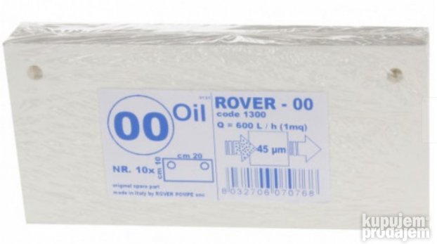 Uređaj za filtriranje ulja PULCINO 10 ROVER