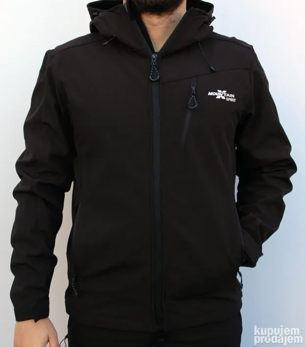 Softshell jakna MS 1720 crni BESPLATNA POSTARINA