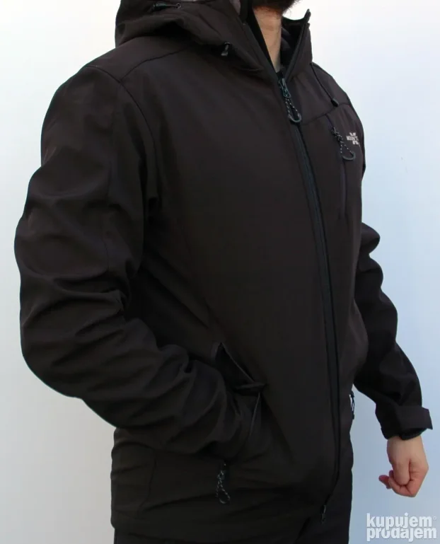 Softshell jakna MS 1720 crni BESPLATNA POSTARINA