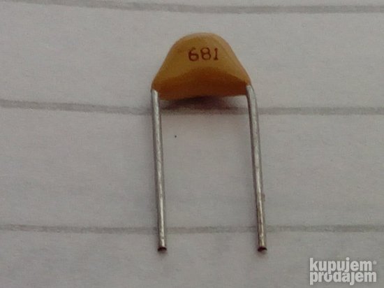Nov monolitički keramički kondenzator 680pf / 50V