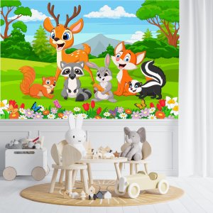 Bambi i drustvo - Foto tapete za decu - Decije fototapete
