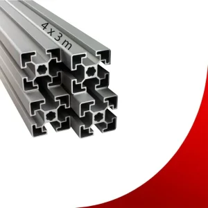 Aluminijumski profil CLAK 45x45x3000mm-SET