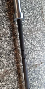 Olimpijska šipka crna 220cm 50mm 291430