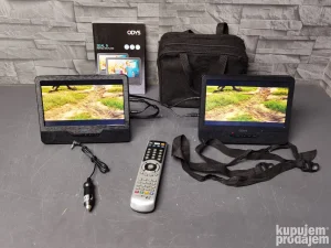 Odys Portable DVD USB 9 inca SET sa 2 ekrana za auto