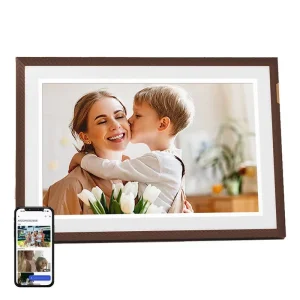 ARZOPA D10 picture frame 10.1" brown