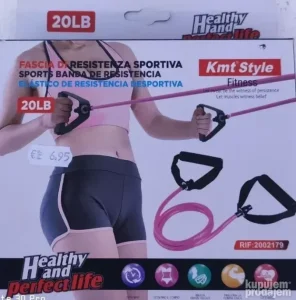 Elasticna traka za vezbanje sa rucicama