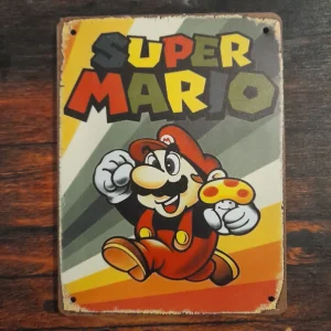 Super Mario tablica 20x15cm lim