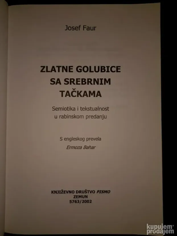 Zlatne golubice sa srebrnim tackama - Josef Faur