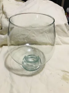 Velika, dekorativna-staklena posuda-vaza-čaša-akvarijum-4,5L