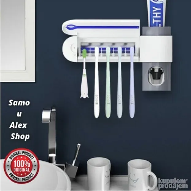 3u1 sterilizator, držač četkica i dozer za pastu