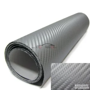 Folija karbon svetlo siva 127cm