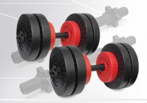 TEGOVI - tegovi set od 46kg tegovi / tegovi i šipke 2x23kg