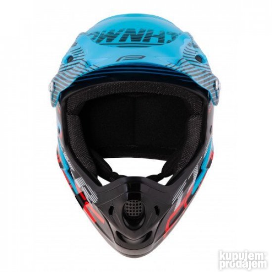 KACIGA Force Tiger DOWNHILL plavo-crno-crvena L-XL