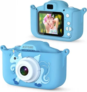 -Deciji Fotoaparat Kamera Video SD Kartica Plavi  ASTGMI C3