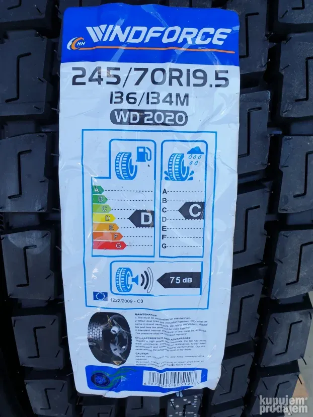 nove pogonske gume 245/70 r 19.5 windforce