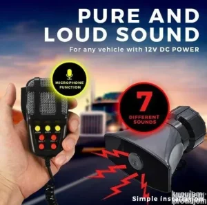 Automobilska sirena sa mikrofonom