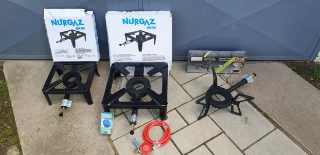 Sigurnosni ventil za plinsku bocu + crevo 1,5m + 2 šelne