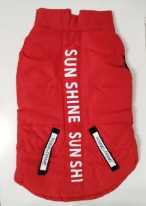 Prsluk prsluci jakna postavljena topla psa odeca pse crveni