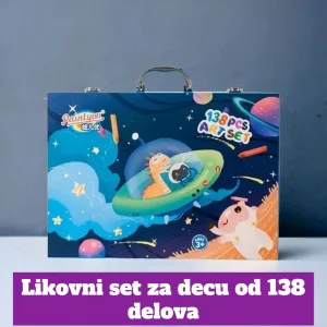 Likovno edukativni set za decu od 138 delova