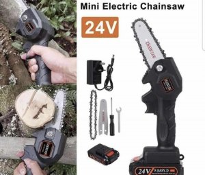 Mini aku testera set sa lancom i ključem 24w