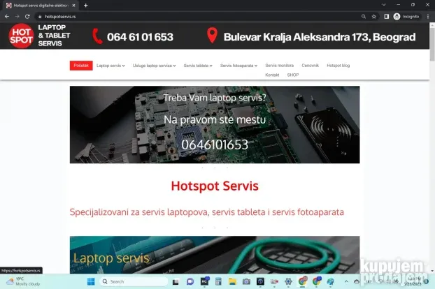 Laptop servis - popravka laptopa na Bulevaru - Lion, Beograd