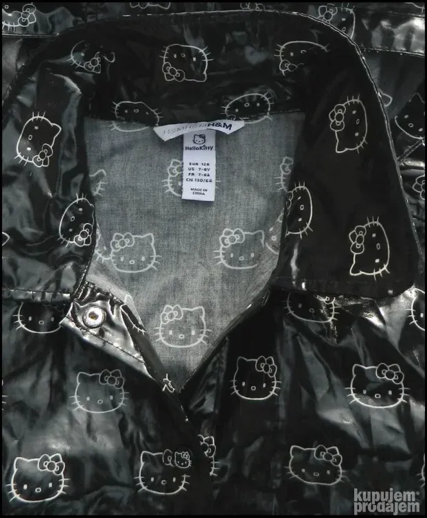 Hello Kitty kišni mantil vel 128 7-8 godina